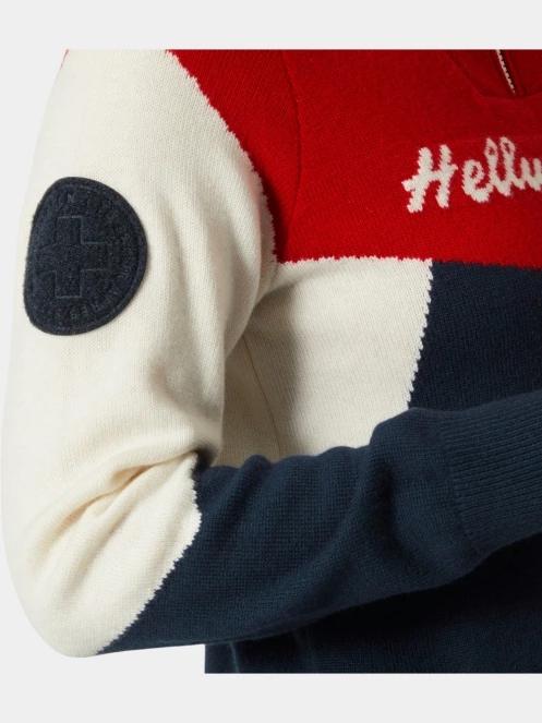 pulover pt. femei Helly Hansen W Apres Knitted Sweater albastru inchis 5