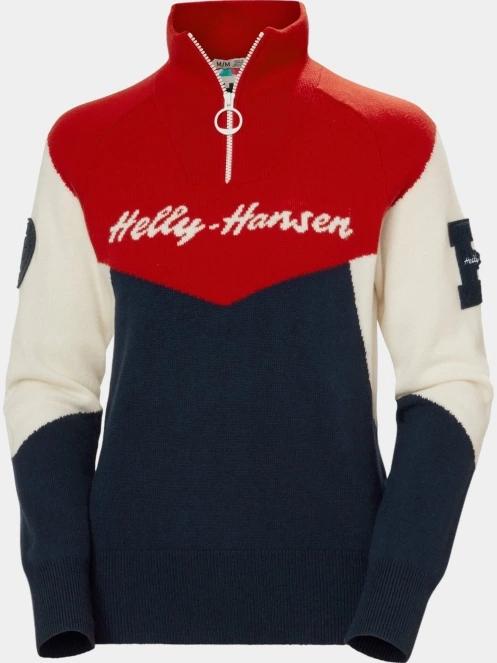 pulover pt. femei Helly Hansen W Apres Knitted Sweater albastru inchis 6