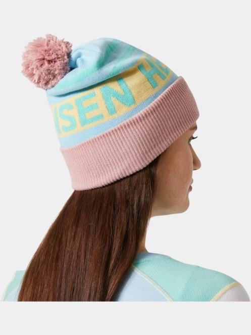 caciula cu mot Helly Hansen Ridgeline Beanie albastru deschis 4