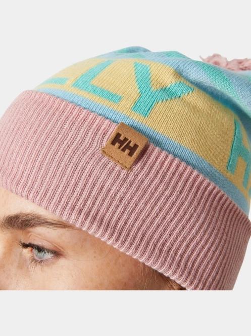 caciula cu mot Helly Hansen Ridgeline Beanie albastru deschis 5