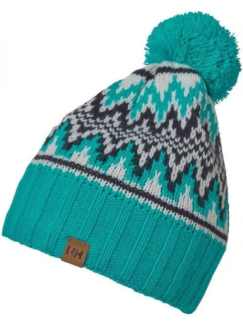 caciula cu mot pt. femei Helly Hansen W Powder Beanie verde 2