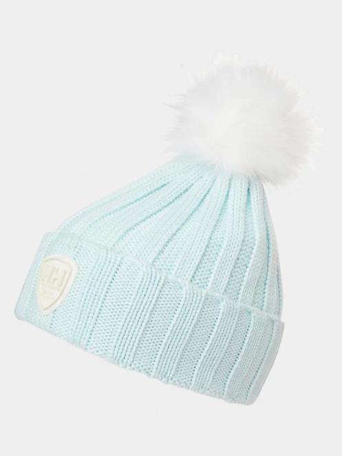 caciula cu mot pt. femei Helly Hansen W Limelight Beanie albastru deschis 2