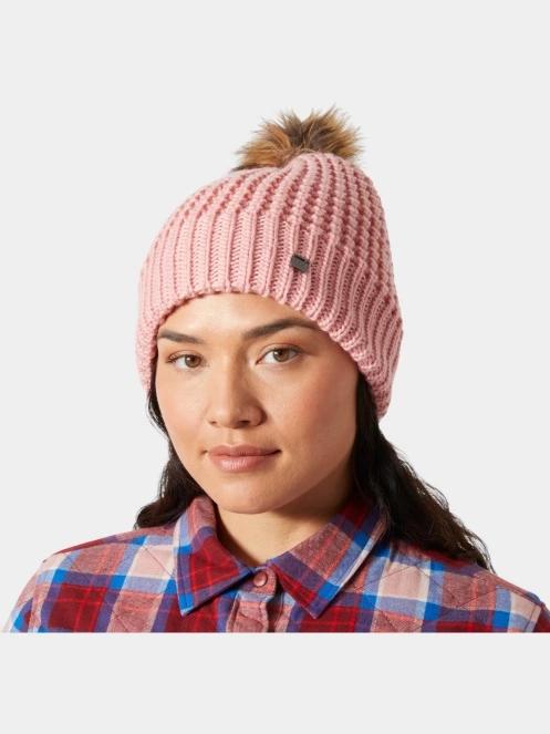 caciula cu mot pt. femei Helly Hansen W Snowfall Beanie roz 3