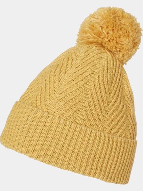 caciula cu mot pt. femei Helly Hansen W Lumi Beanie galben 2