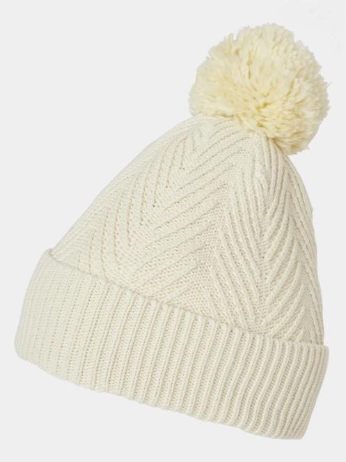 caciula cu mot pt. femei Helly Hansen W Lumi Beanie alb 2