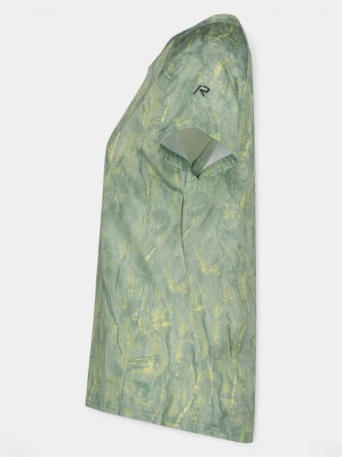 tricou pentru sport, cu maneci scurte pt. femei Rukka Rukka Muuko Print verde 3