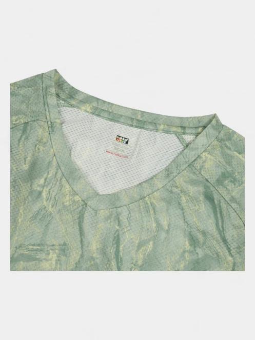tricou pentru sport, cu maneci scurte pt. femei Rukka Rukka Muuko Print verde 5