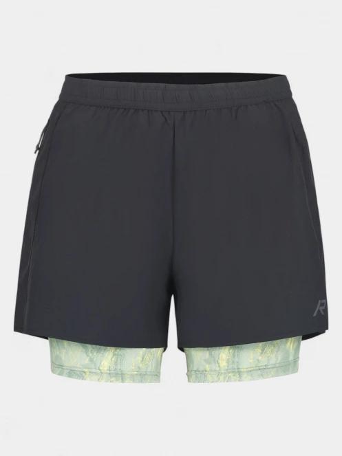 pantaloni scurti pentru sport pt. femei Rukka Rukka Makela Print negru 2