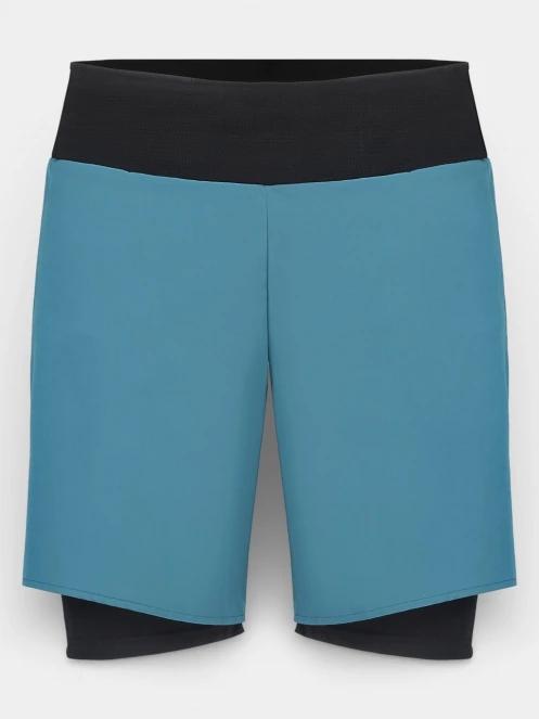 pantaloni scurti pentru sport pt. barbati Rukka Rukka Musku 2in1 verde 2