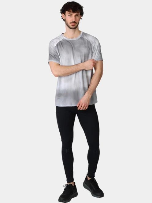 tricou pentru sport, cu maneci scurte pt. barbati Rukka Rukka Muukko Print gri 5