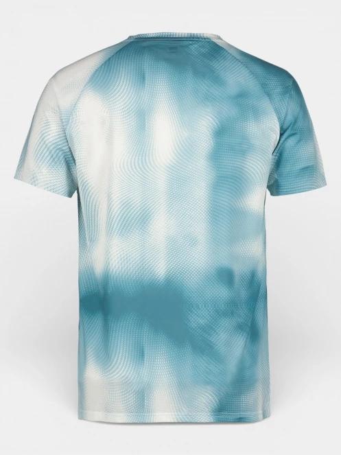 tricou pentru sport, cu maneci scurte pt. barbati Rukka Rukka Muukko Print albastru deschis 4