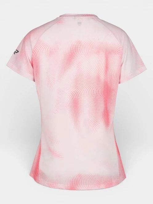 tricou pentru sport, cu maneci scurte pt. femei Rukka Rukka Muuko Print roz 3