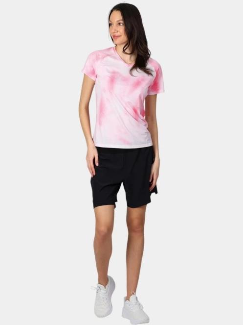 tricou pentru sport, cu maneci scurte pt. femei Rukka Rukka Muuko Print roz 5