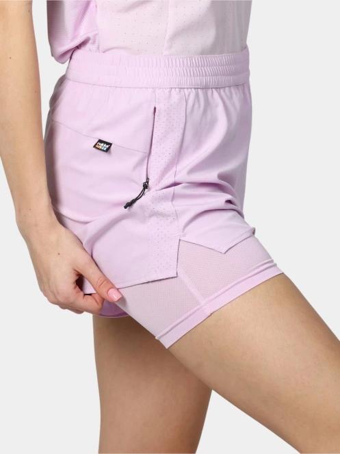 pantaloni scurti pentru sport pt. femei Rukka Rukka Makela 2in1 magenta 7