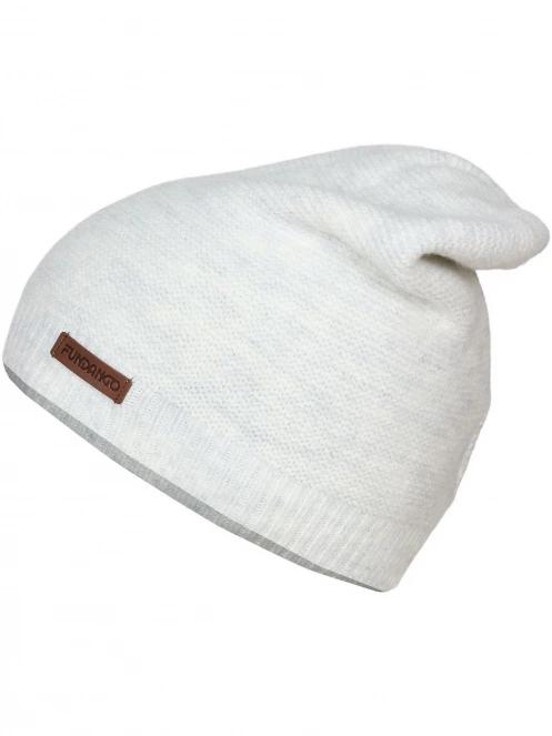 caciula tricotata pt. femei Fundango Nara Beanie alb 2