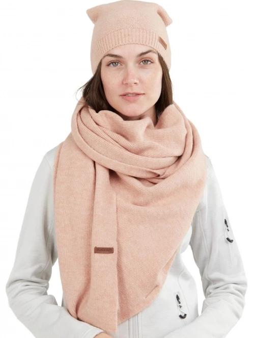 caciula tricotata pt. femei Fundango Nara Beanie roz 3