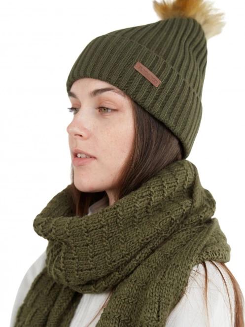 sal pt. femei Fundango Glen Scarf oliv 5