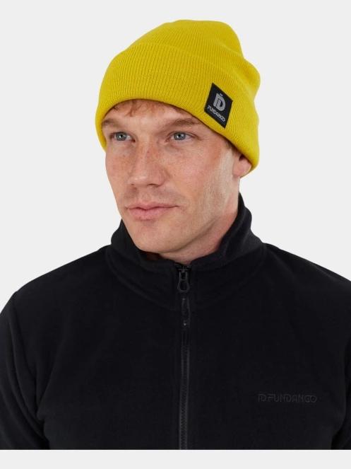 caciula tricotata Fundango Nahu Beanie galben 4