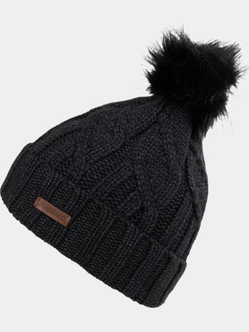 caciula cu mot pt. femei Fundango Renna Beanie negru 2