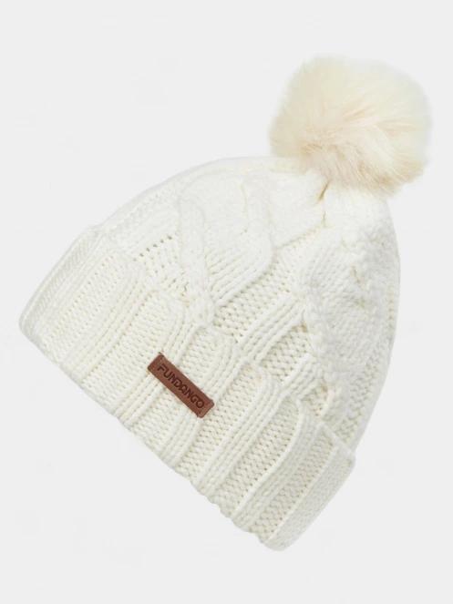 caciula cu mot pt. femei Fundango Renna Beanie alb 2