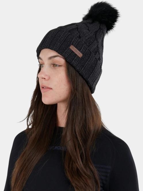 caciula cu mot pt. femei Fundango Renna Beanie negru 3