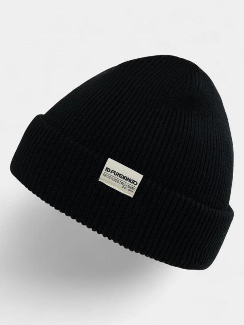 caciula tricotata Fundango Tara Beanie negru 2