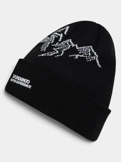 caciula tricotata Fundango Hill Beanie negru 2