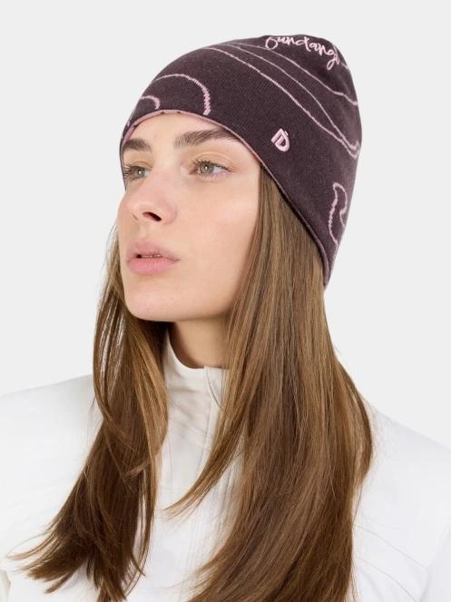 caciula tricotata Fundango Ace Beanie roz 2