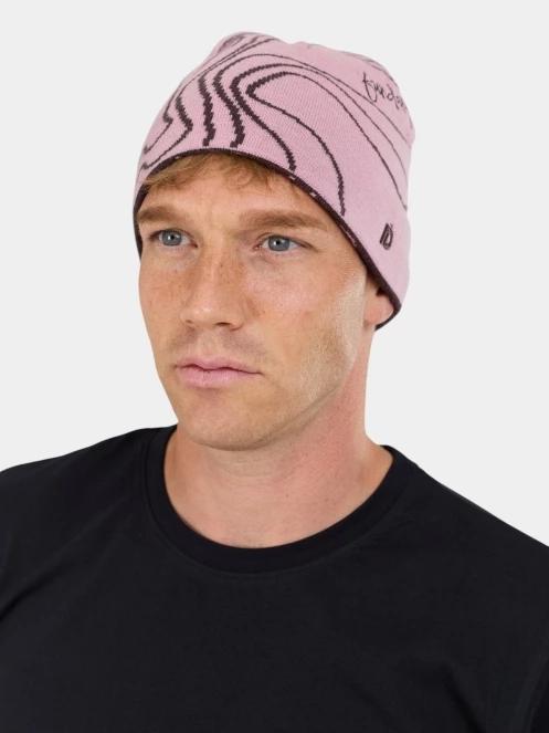 caciula tricotata Fundango Ace Beanie roz 4