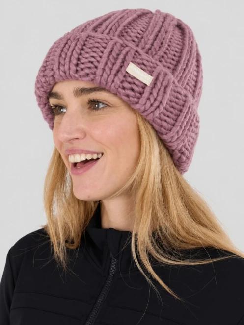 caciula tricotata Fundango Astrid Beanie roz 2