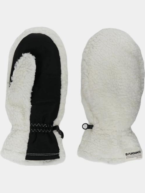 manusi pt. femei Fundango Teddy Gloves alb 2