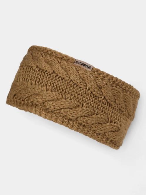 bentita pt. femei Fundango Cream Headband maro 2
