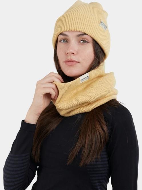 esarfa tubulara Fundango Tara Neckwarmer galben 4