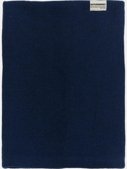 esarfa tubulara Fundango Tara Neckwarmer albastru inchis 2