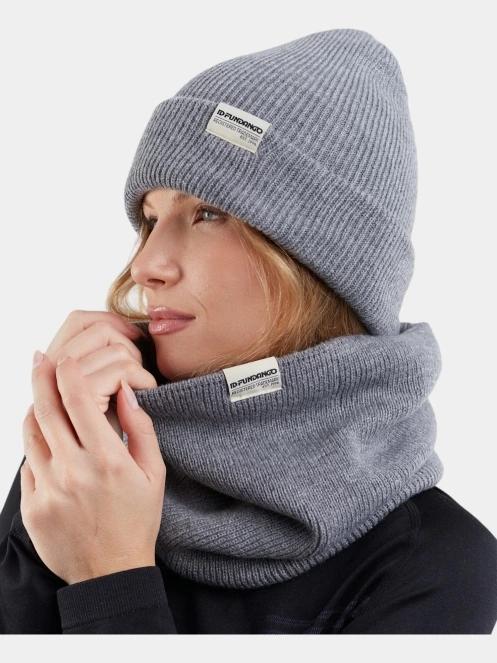 esarfa tubulara Fundango Tara Neckwarmer gri 3