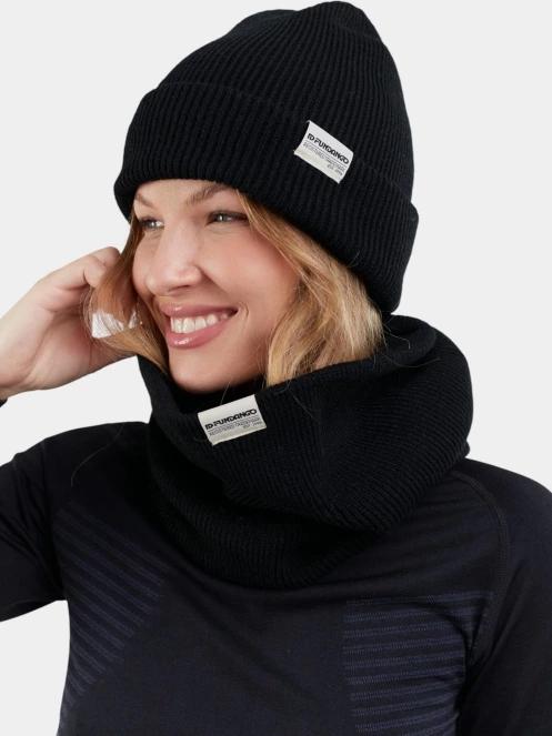 esarfa tubulara pt. barbati Fundango Tara Neckwarmer negru 3
