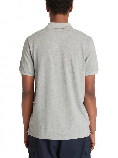 tricou cu guler pt. barbati Timberland Pique Short Sleeve Polo gri 3