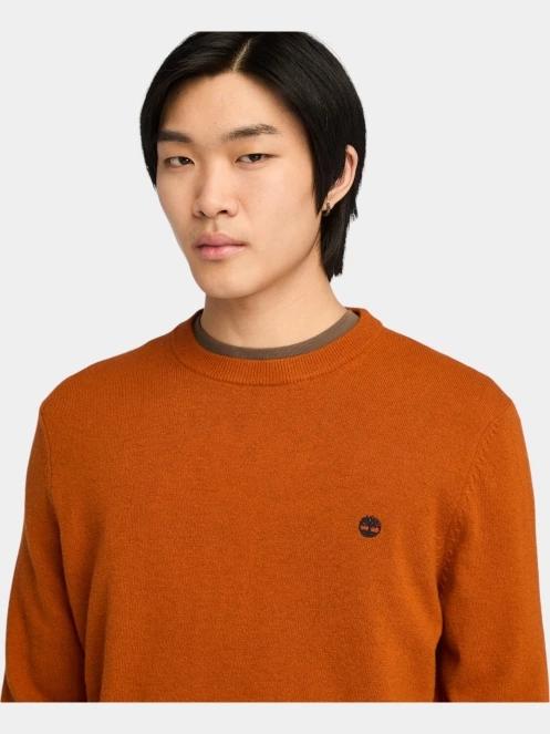 pulover pt. barbati Timberland Merino Crew Sweater maro 5