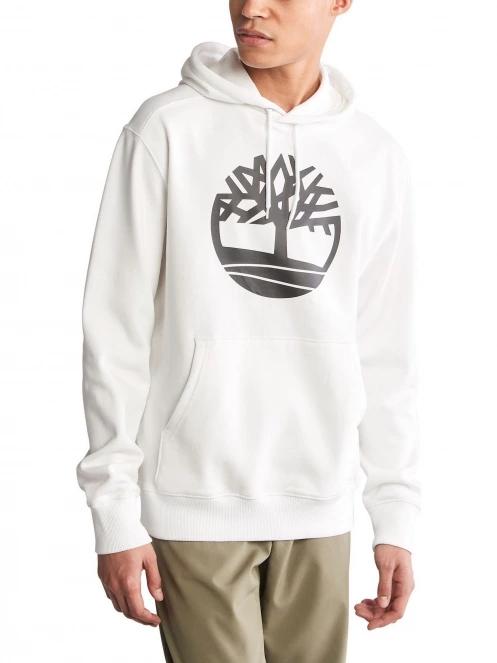 pulover cu gluga pt. barbati Timberland Tree Logo Hoodie alb 2