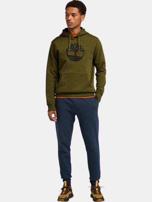 pulover cu gluga pt. barbati Timberland Tree Logo Hoodie oliv 4