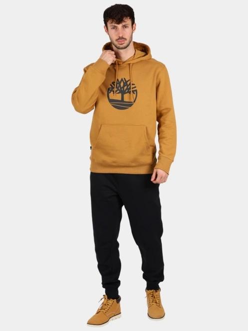 pulover cu gluga pt. barbati Timberland Tree Logo Hoodie maro 5