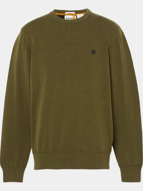 pulover pt. barbati Timberland Cotton Yd Sweater oliv 6