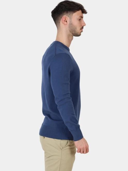 pulover pt. barbati Timberland Cotton YD Sweater albastru inchis 5