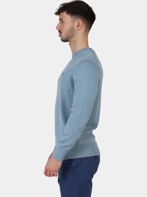 pulover pt. barbati Timberland Cotton YD Sweater albastru 3