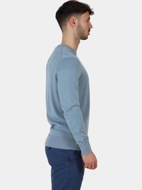 pulover pt. barbati Timberland Cotton YD Sweater albastru 5