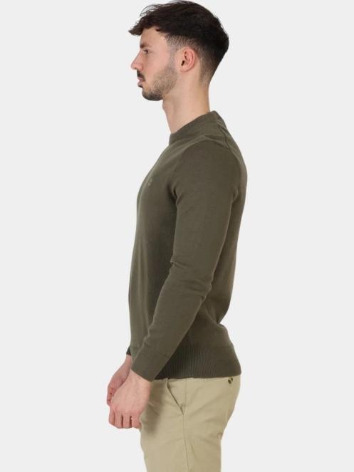 pulover pt. barbati Timberland Cotton YD Sweater oliv 3