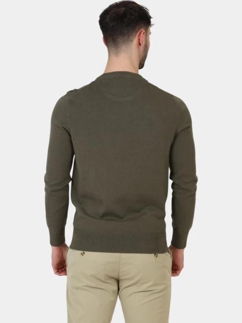 pulover pt. barbati Timberland Cotton YD Sweater oliv 4