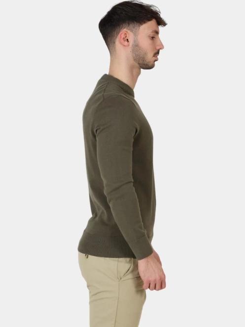 pulover pt. barbati Timberland Cotton YD Sweater oliv 5