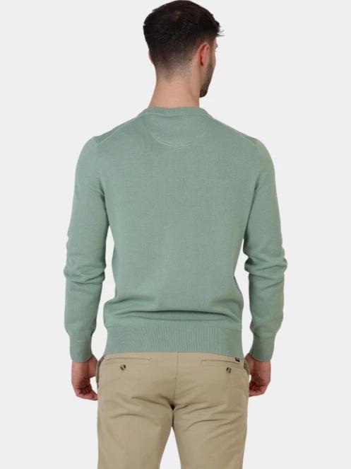 pulover pt. barbati Timberland Cotton YD Sweater verde 4