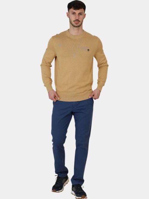 pulover pt. barbati Timberland Cotton YD Sweater maro 6